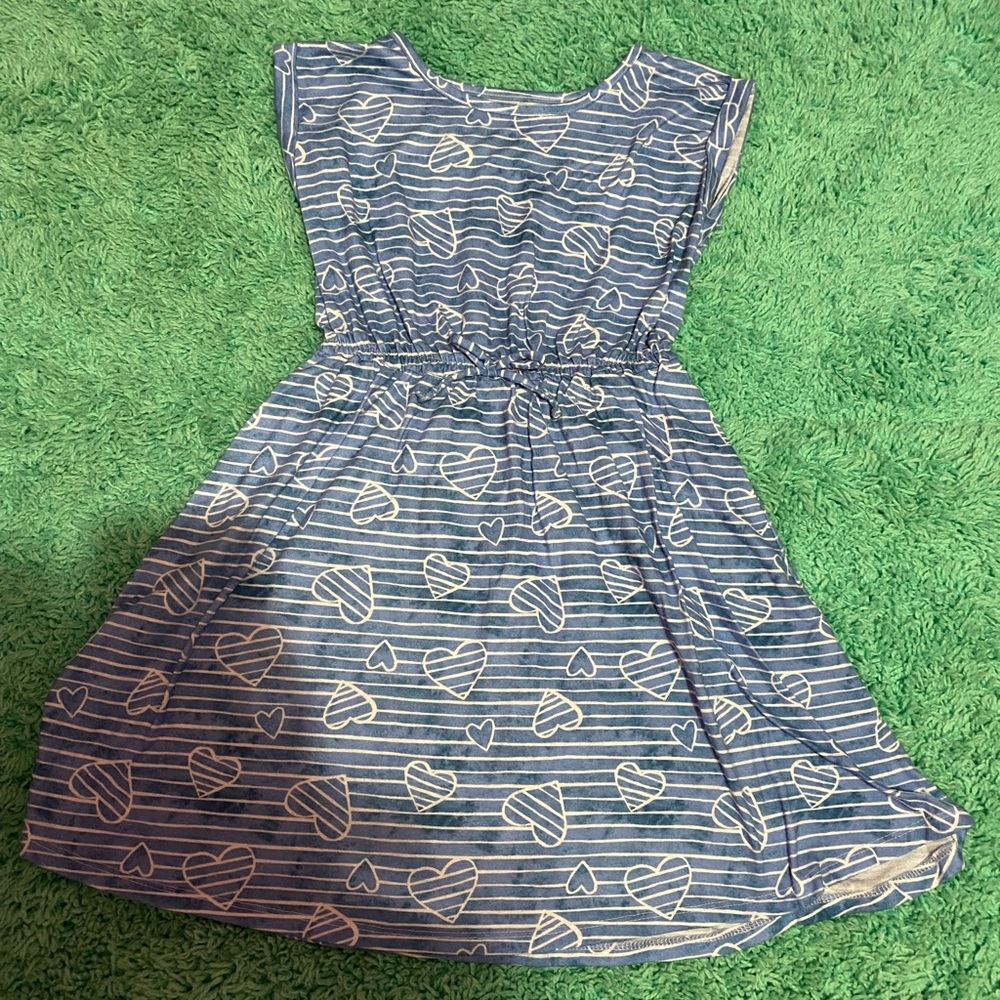 SO blue heart dress size 10